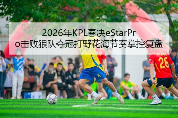 2026年KPL春决eStarPro击败狼队夺冠打野花海节奏掌控复盘